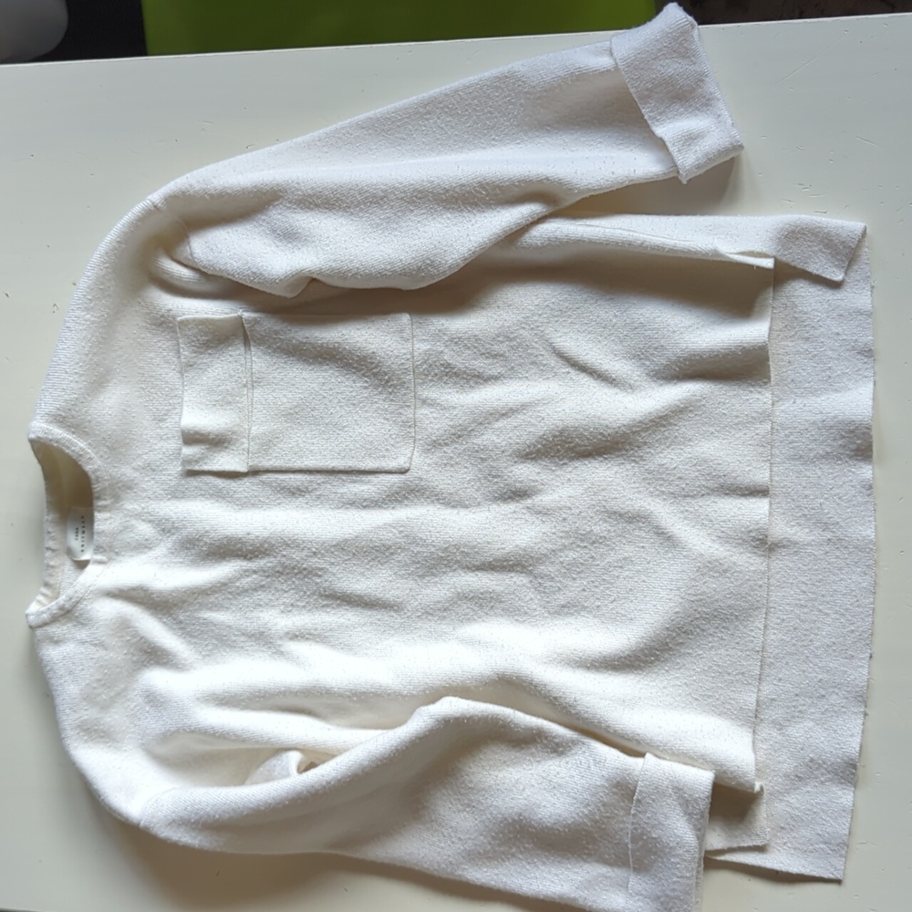 Zara Knitwear Winter Collection Cream Kids Shirt with Pocket 7 - Picture 3 of 5